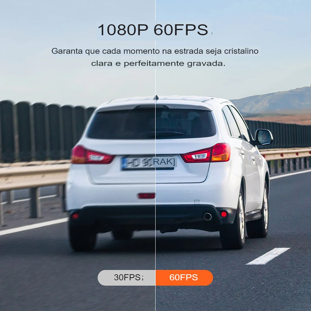 Camera Veicular Xiaomi 70mai Dash Cam A200 1080P HDR 60FPS Algoritmo MaiColor Vivid +