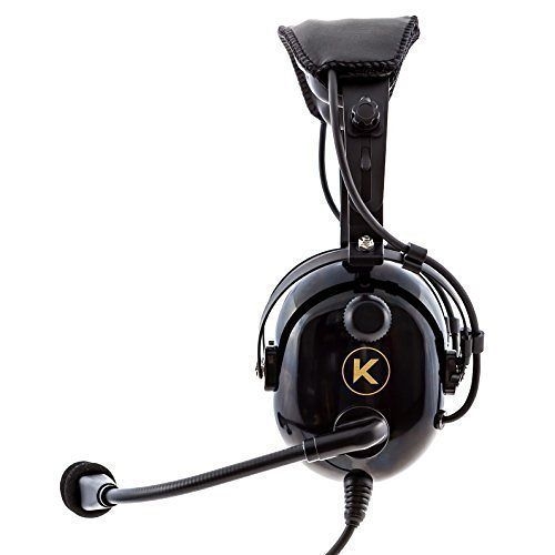 KORE AVIATION KA-1 Premium Gel Pilot Fones de ouvido para Aviação Headset 