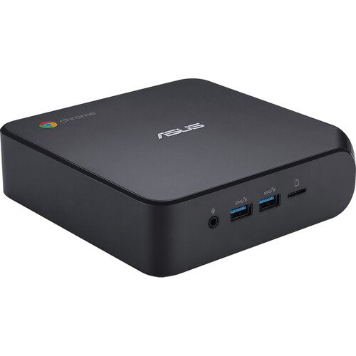 ASUS Chromebox 4 Mini PC Minicomputador Desktop  Intel Celeron 4GB RAM 32GB eMMC Dual HDMI Wi-Fi 6 USB 3.2  Leitor MicroSD