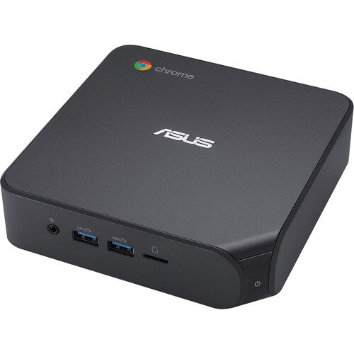 ASUS Chromebox 4 Mini PC Minicomputador Desktop  Intel Celeron 4GB RAM 32GB eMMC Dual HDMI Wi-Fi 6 USB 3.2  Leitor MicroSD