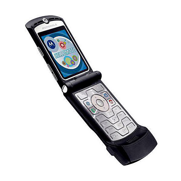 Motorola V3 Classic Black - GSM Flip  2.2" Tela LCD Quad-Band Java - Preto