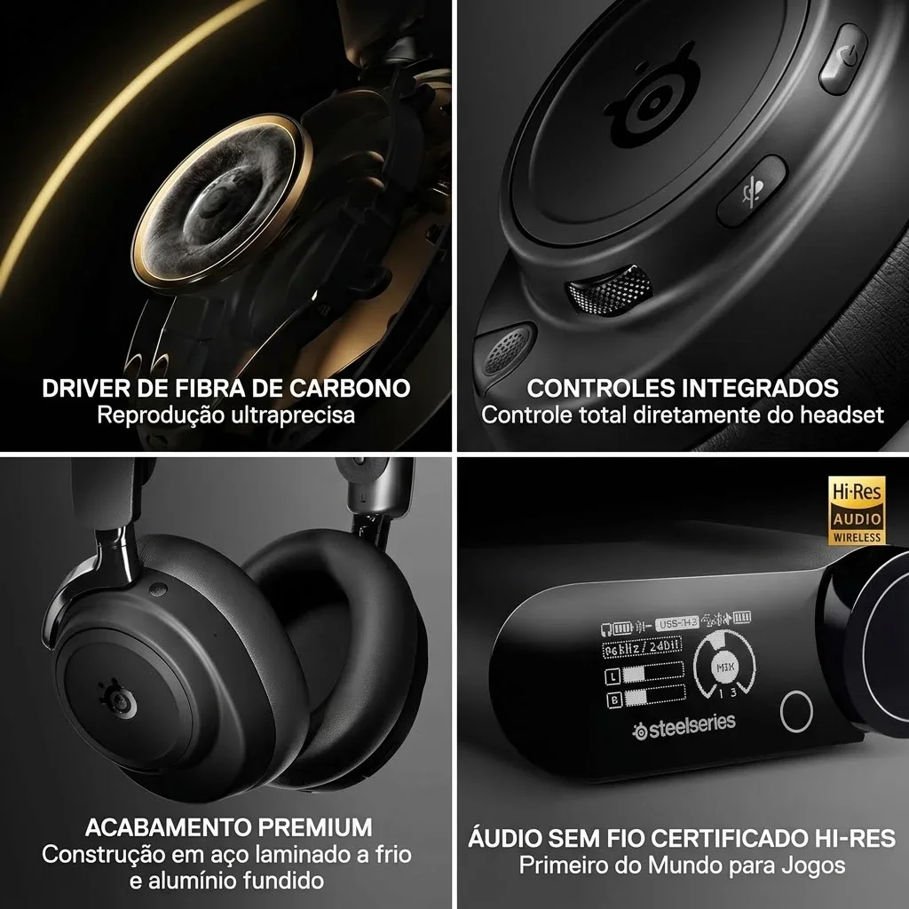 Principais Recursos e Tecnologias do SteelSeries Arctis Nova Elite