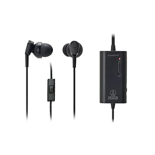 Fone de Ouvido Audio-Technica ATH-ANC33iS QuietPoint Active Noise-Cancelling In-Ear Auriculares