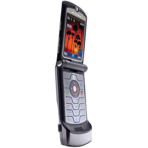 Motorola V3i  Grey  Graffiti - GSM Flip  2.2" Tela LCD Quad-Band Java - Cinza/Grafite