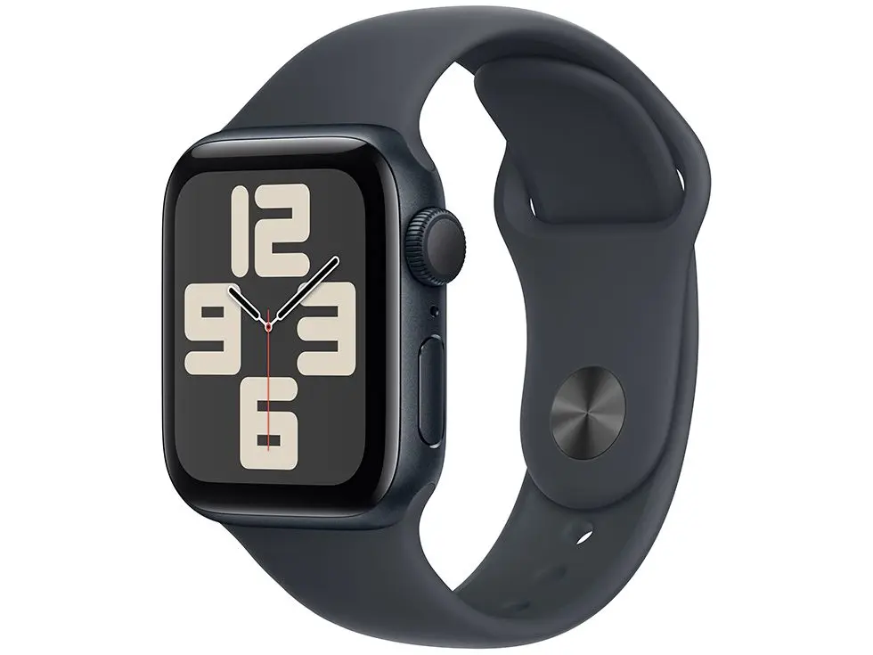 Apple Watch SE (2ª Geração) 40mm, Cor Midnight, Alumínio, Compatível com iOS – MPN: MXEA3LL/A