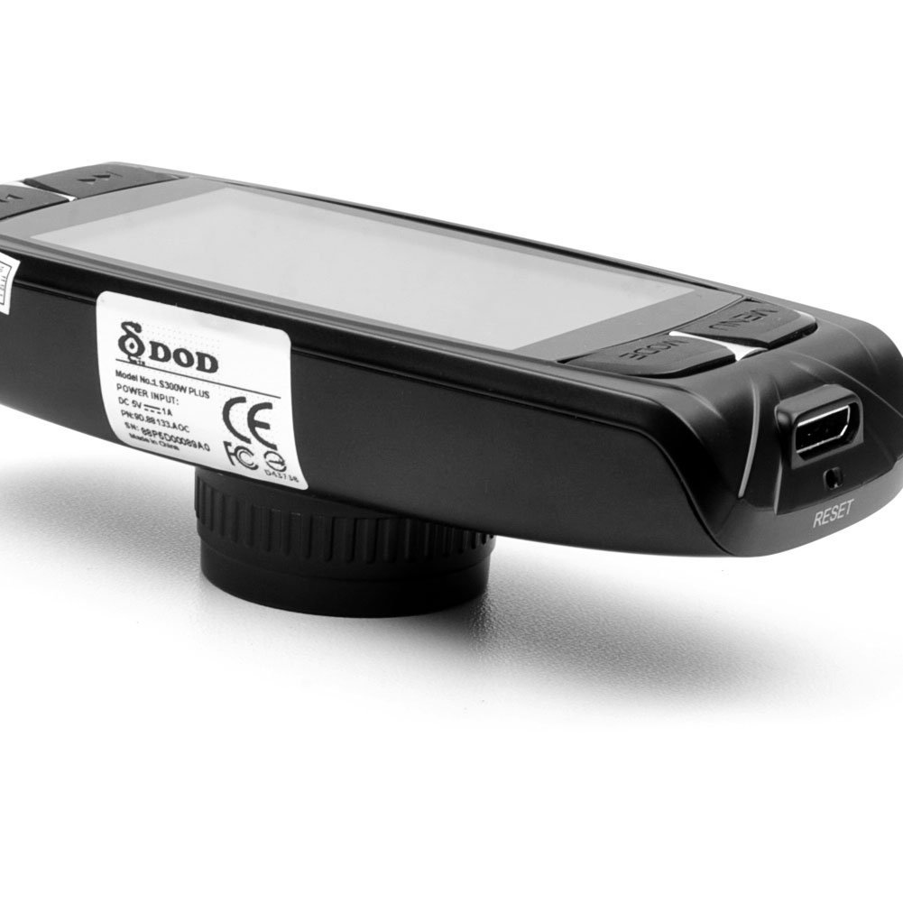 Camera Automotiva DOD LS300W 2.7'' Car DVR Detecção de Movimento Gravador 140 Graus Visão Noturna FULL HD 1080p