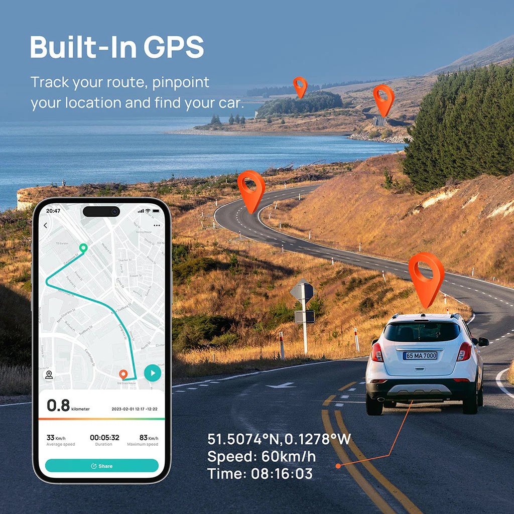 Câmera Veicular 70mai A810 4K UHD - Sensor Sony STARVIS 2 + HDR + ADAS + GPS