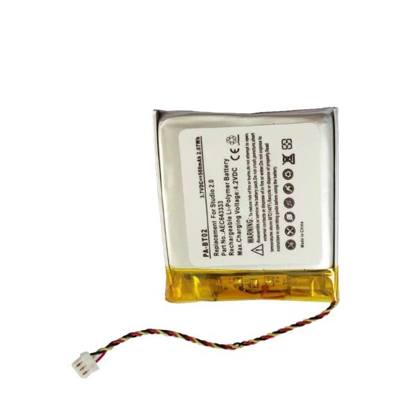 Bateria Substituição Replacement  para fones de ouvido Beats Studio 2.0