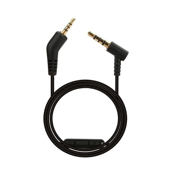 Replacement Cable Cabo Substituição Microfone Controle para Bose QuietConfort 3 QC3 - Preto