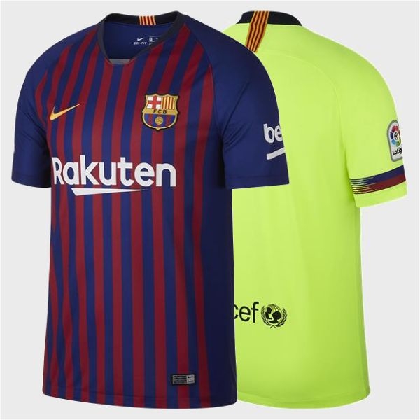 Camiseta Camisa Nike FC Barcelona 2018 2019 Futebol Stadium Home Away Casa Visitante