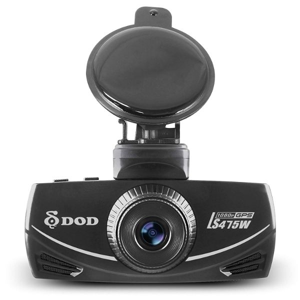 Camera Veicular Carro Dash Cam DOD LS475W 1080P 60fps Tela 2.7 polegadas Lente Sony STARVIS 145 graus Super Visão Noturna Monitoramento de Estacionamento GPS Logging