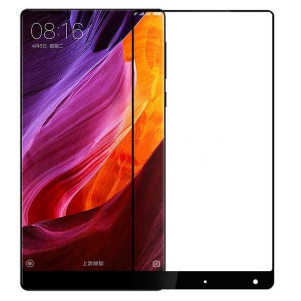 Película em vidro temperado com bordas para Xiaomi Mi Mix Mix2
