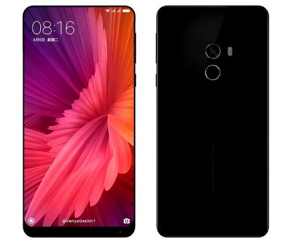 Smartphone Xiaomi Mi Mix 2 Mix2 Dual Chip 5.99 polegadas Tela Infinita 6GB RAM 64GB 128GB Snapdragon 835 Telefones NFC 4G 12.0MP
