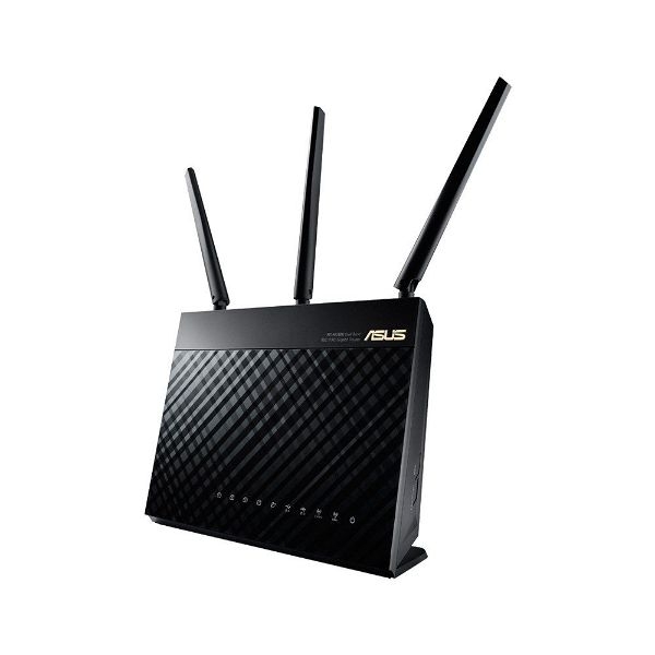 ASUS RT-AC68U AC1900 Roteador Longo Alcance Wireless Dual band AiRadar 3 Antenas