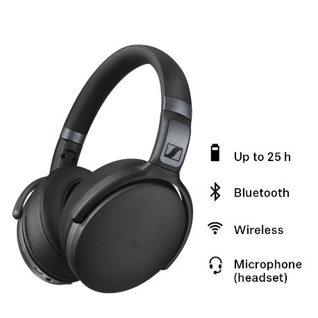 Sennheiser HD 4.40 Headphones Bluetooth Wireless com Dynamic Bass