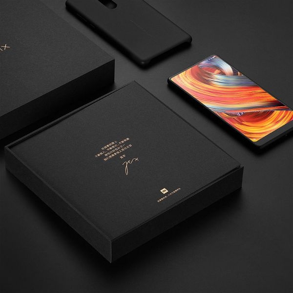 Smartphone Xiaomi Mi Mix 2 Mix2 Dual Chip 5.99 polegadas Tela Infinita 6GB RAM 64GB 128GB Snapdragon 835 Telefones NFC 4G 12.0MP