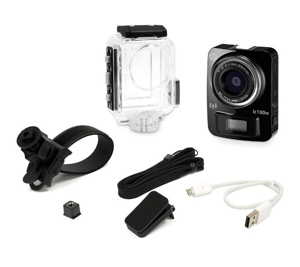 Camera de Ação Action Camcorder HP LC100W Mini Resistente à Água Wireless FULL HD 1080P