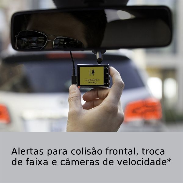 Garmin Dash Cam 65W Camera Veicular Carro Alerta de Colisão GPS Full HD 180 Graus Travelapse