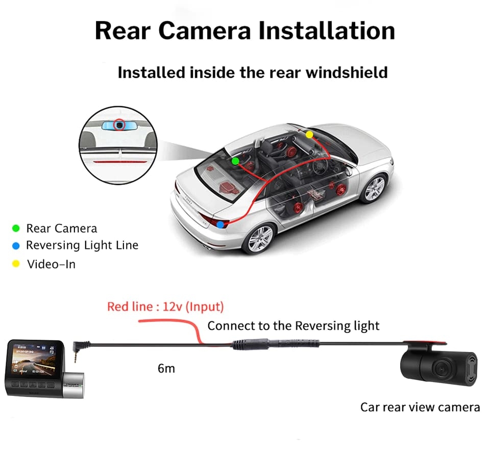 Camera Veicular Novatek 2K 4K Single Dual Dash Cam Pro 2.0" WiFi  Frontal 170 e Traseira 140 Graus Wide Angle 24H Estacionamento
