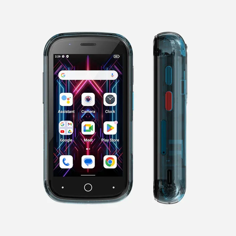 Unihertz Jelly Star - Frontal e Perfil - Azul