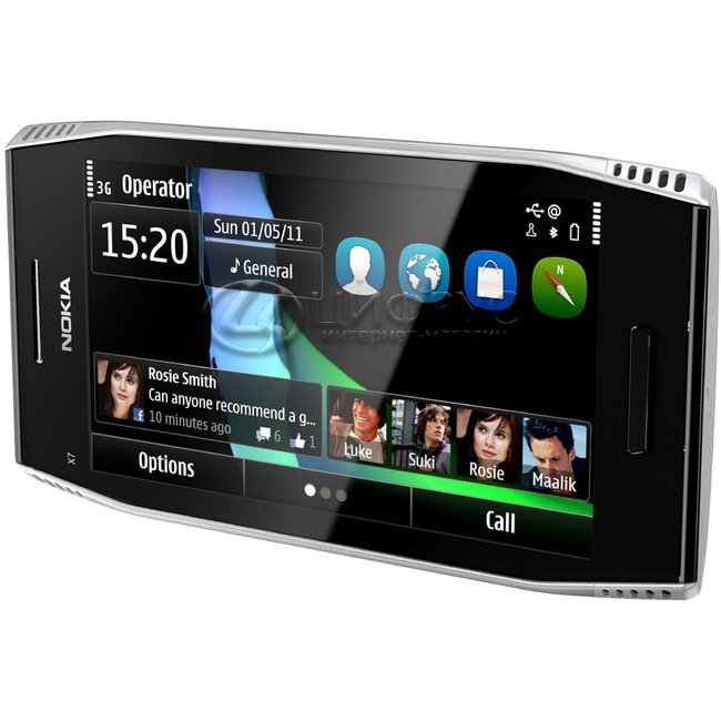 Smartphone Nokia X7-00 Desbloqueado 3G Tela AMOLED 4" Câmera 8MP Symbian GPS Wi-Fi – Clássico