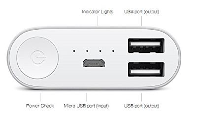 Xiaomi Mi Power Bank 16000mah Slim bateria externa back up reserva 