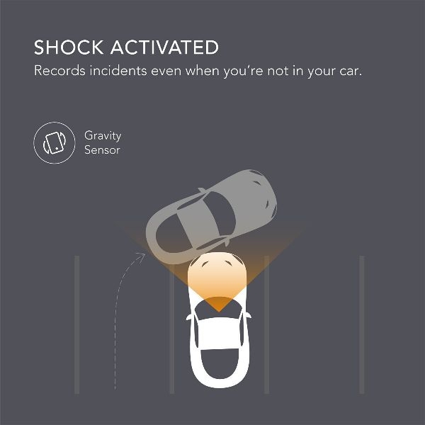 Roav Dash Cam C1 Pro camera veicular carro resolução 2K GPS WiFi Tela 2.4" G-Sensor WDR