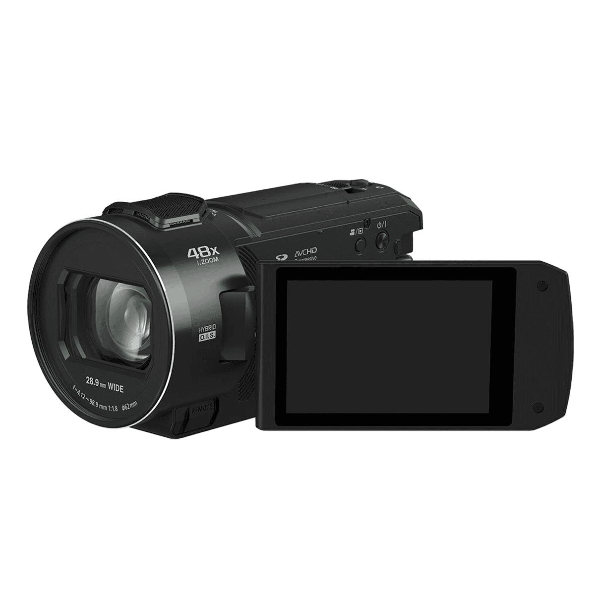 Filmadora Panasonic HC-V900 Full HD Camcorder com Zoom Óptico 24x e Estabilização Avançada