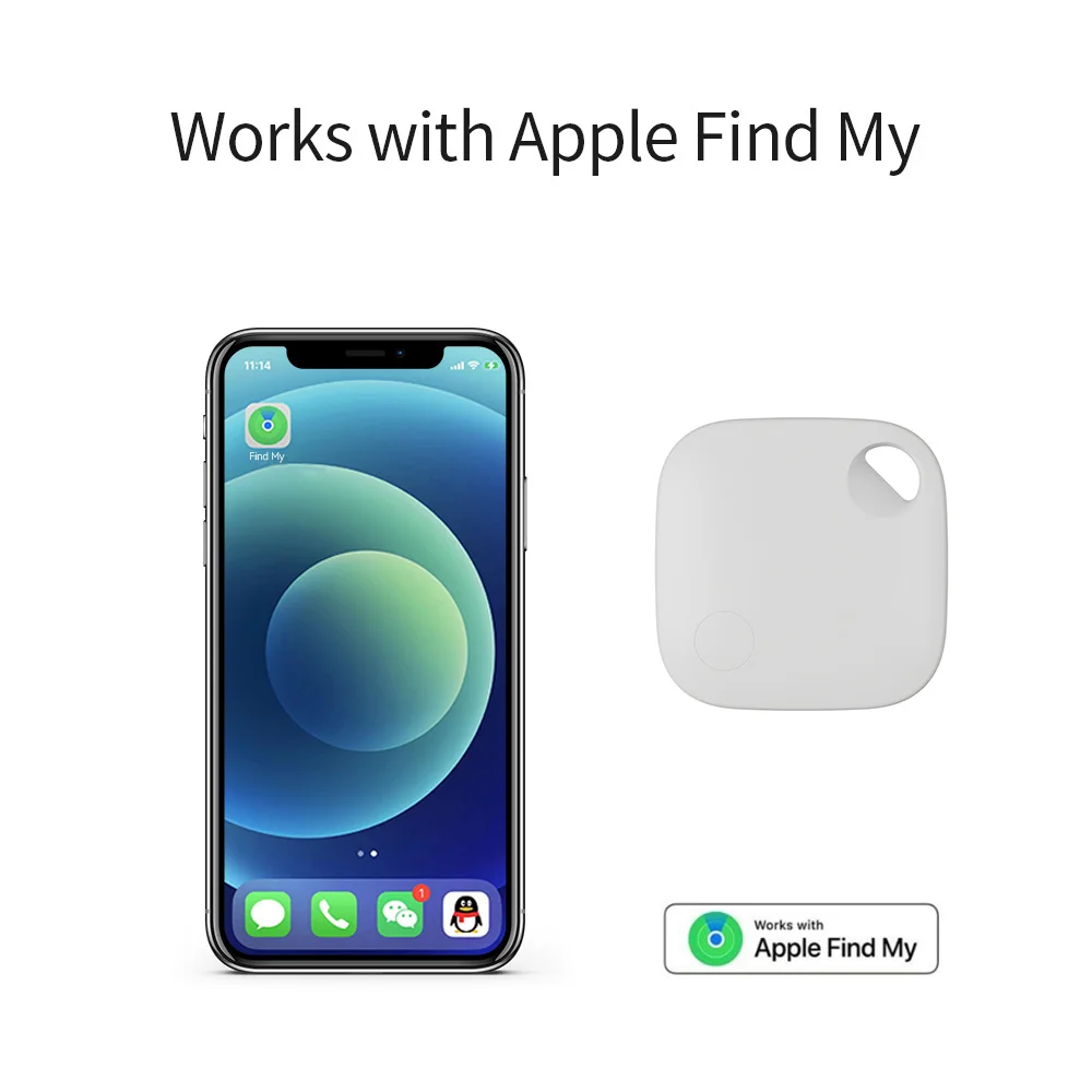 Finder Tag - Etiqueta Inteligente Mini Rastreador GPS  Compatível com o app Find My iOS - Cores
