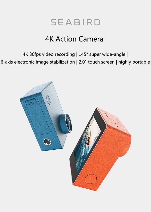 Xiaomi Mi Seabird 4K Action Camera Camera Ação 4k 30FPS WIFI