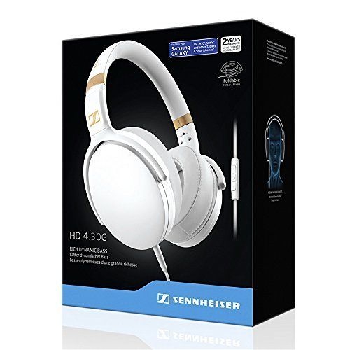 Sennheiser HD 4.30G 4.30i Headphones Fones de Ouvido Dobrável