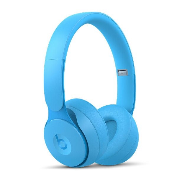 Fone de Ouvido Apple Beats Solo Pro On-Ear Wireless Headphones Siri - Azul Claro