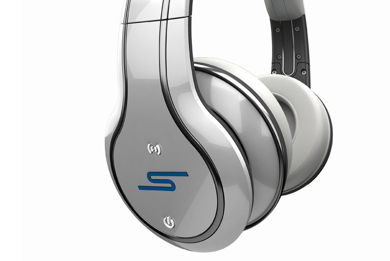 SMS Audio Sync by 50 Cent Wireless Bluetooth High Definition Headphones Fone - White