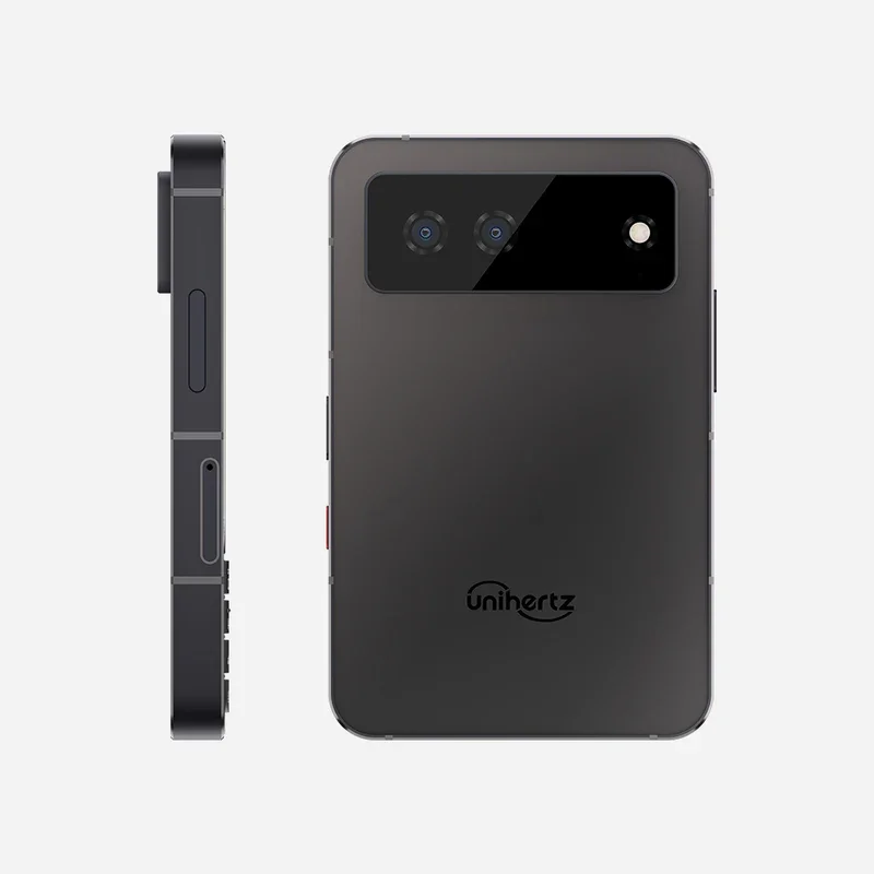 Unihertz Titan 2 Elite – Lateral esquerda e Traseira - Preto
