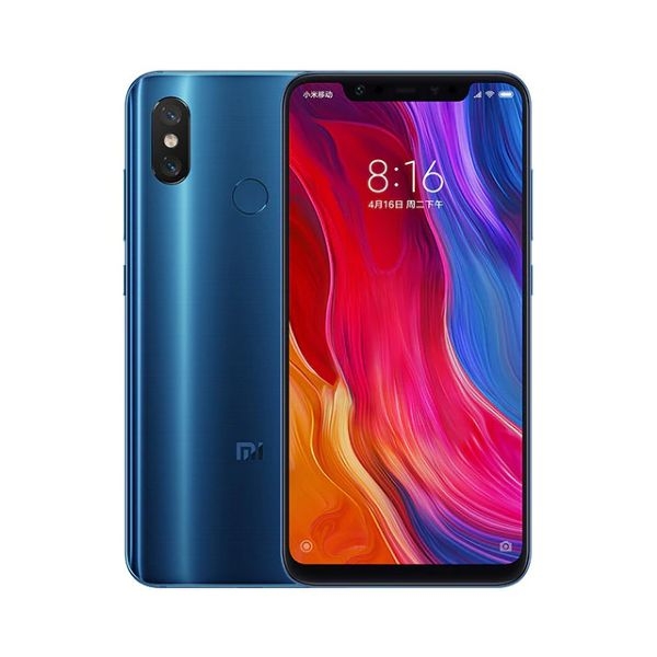Smartphone Xiaomi Mi 8 RAM 6GB ROM 64GB 128 GB Tela Cheia 6.21" Câmera 20MP Snapdragon 845 Octa-Core NFC 