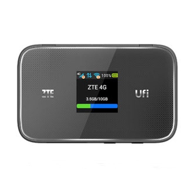 ZTE MF970 4G LTE 300Mpbs Wireless Routeador com chip 4G Mobile Hotspot MiFi - Desbloqueado