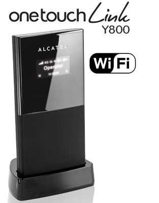Alcatel OneTouch Link Y800 Z Mini Roteador Modem 4G LTE 3G  MIFI WIFI 100Mbps - Desbloqueado