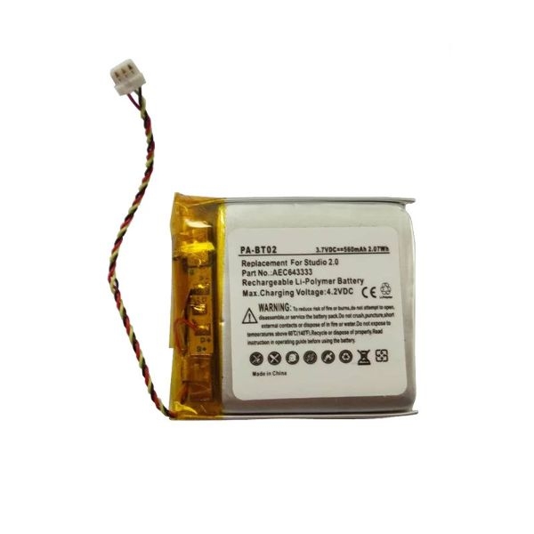 Bateria Substituição Replacement  para fones de ouvido Beats Studio 2.0