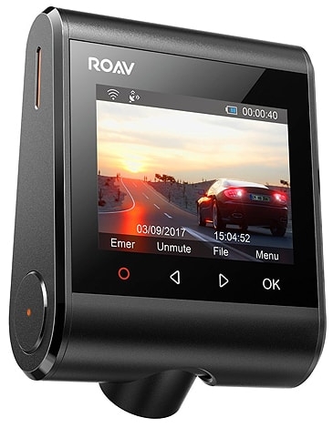 Roav Dash Cam C1 Pro camera veicular carro resolução 2K GPS WiFi Tela 2.4" G-Sensor WDR