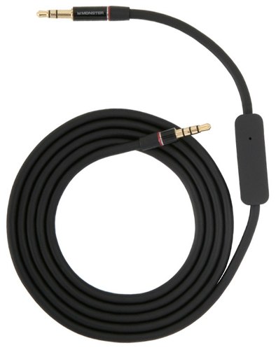 Replacement Cabo Cable MIC para Monster Beats Studio -  Black - Preto