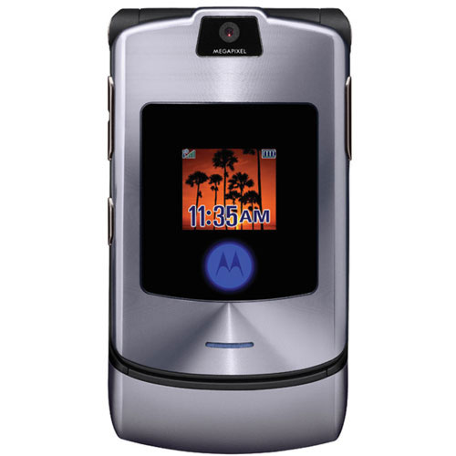Motorola V3i  Grey  Graffiti - GSM Flip  2.2