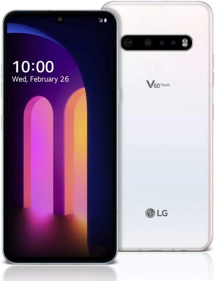 LG V60 5G ThinQ Frente e Verso - Branco