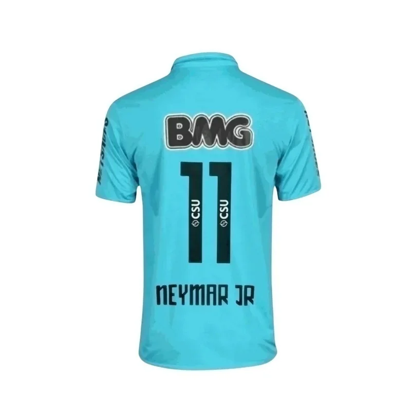 Camisa Santos 2012 Nike Azul Neymar Jr 11 - Vista Verso Detalhada