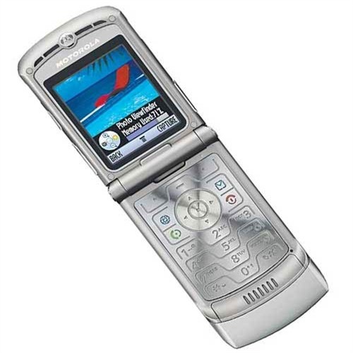 Motorola V3 Classic Silver - GSM Flip  2.2