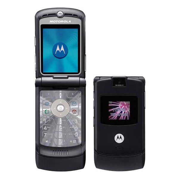 Motorola V3 Classic Black - GSM Flip  2.2" Tela LCD Quad-Band Java - Preto