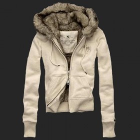 Jacket Coat Beige Bege Girl A&F Abercrombie & Fitch - Feminino 