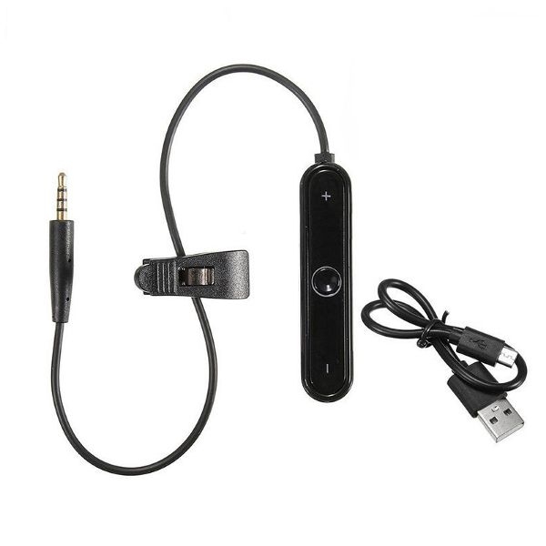 Adaptador Cabo Bluetooth para Bose QuietConfort 25 QC25 OE2 OE2i - Preto 