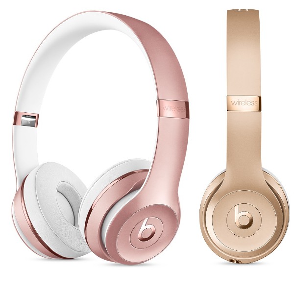 New Beats by Dr. Dre Solo3 Wireless Fones de Ouvido Headphones Ouro Dourado e Rosé 