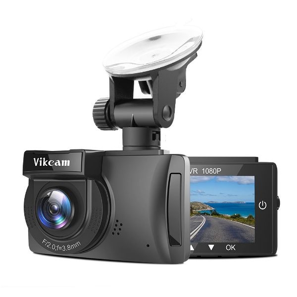 Camera Veicular Carro Vikcam GS60 Full HD 1080P Dash Cam GPS 2.7" LCD G-Sensor Loop Recording