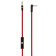 Replacement Cable Cabo Control Talk para Monster Beats Solo Solo HD 680 Studio Mixr -  Red - Vermelho